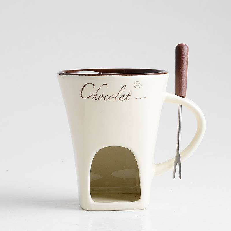 Taza Fondue de Cerámica